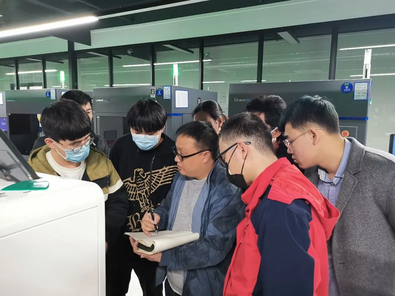 The Additive Manufacturing National Team of China Went to Uniontech for Training
